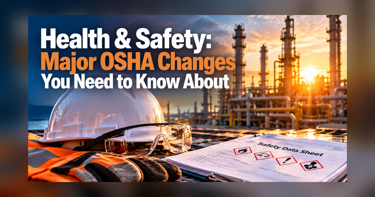 Globalspeak Health & Safety: Major OSHA Changes